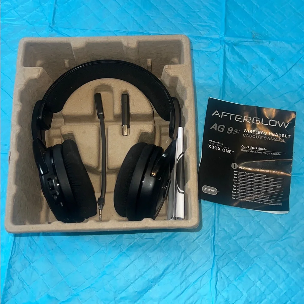 Afterglow AG9+ Wireless Headset for Xbox One - Black